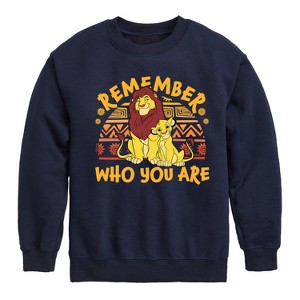 Boys' - Disney - The Lion King Graphic Long Sleeve Fleece Sweatshirt - 1 of 3