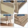 7 Drawer Dresser for Bedroom, Rattan 47'' Wide Chest of Drawers, Wooden Storage Dressers Organizer, Media Console Table for Living Room Hallway - 4 of 4