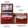 Alpine Swiss Connor Executive Bifold Wallet | Business Passcase for Men | Premium Leather | Dual ID Windows | RFID Blocking | Gift Box Included - 4 of 4