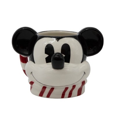 Disney 17.2oz Ceramic Holiday Mug Red/Black