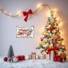 Lomsoe Christmas Coffee Bar North Pole Decorations Kitchen Christmas Decor Retro Cocoa Candy Bakery Sign For Home Cafe Candy Shop 8¡Á12 Inches - 3 of 4