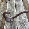 Phiestina Vintage Style Cast Iron Wall Coat Hooks - Brown - 3 of 4