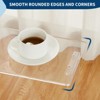 Clear Acrylic Console Table  Transparent Side Table | Modern End Table for Foyer - 3 of 4