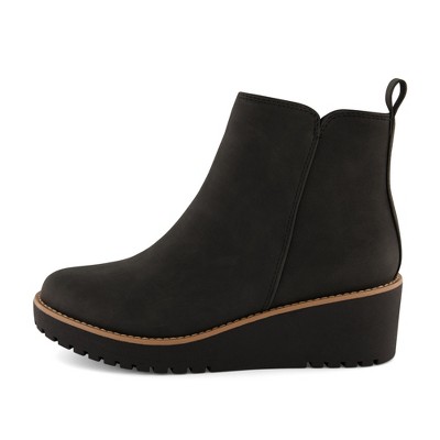 CUSHIONAIRE Women's Ilena wedge boot +Memory Foam, Wide Widths Available - image 2