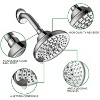DOMETOUR 6 Spray Settings High Pressure Shower Head, 5'' Rain Fixed Chrome Showerhead, Adjustable Anti-Clog Nozzles, Low Flow, Easy Installation - 3 of 4