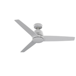 Hunter Fans 52" Malden Ceiling Fan Dove Grey Finish 3 Blades WhisperWind Motor - 1 of 4