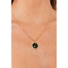 Slickblue 20" Gold Chain Necklace with Polished Nephrite Jade Stone, Multi-Pearl Decor, Lobster Claw Closure, Gold - 2 of 3