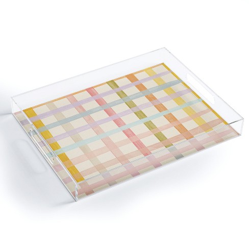 AVF Acrylic Decorative Tray in Rose