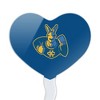 University of Missouri - Kansas City Primary Logo Heart Love Cupcake Picks Toppers Decoration Set of 6 - 2 of 4