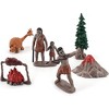 12-Piece Prehistoric Animal Figurines Set, Realistic Smilodon and Mammoth Models for Educational Play - 2 of 4