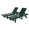 WestinTrends Ashore Modern Poly Reclining Chaise Lounge With Wheels (Set of 2pcs) - 3 of 3