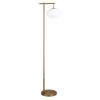 Hudson and Canal 68" Tall Arc Floor Lamp with Glass Shade - 2 of 4