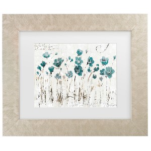 Trademark Fine Art - Lisa Audit Abstract Balance VI Blue Matted Framed Art - 1 of 4