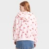 Women's Sanrio Hello Kitty Bow Zip-up Graphic Hoodie - Pink 2x : Target