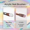 Acrylic Nail Brush Set (4Pcs) - Silver Color - 3 of 4