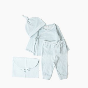 Picolette by Olivia Culpo Baby Boys' 4pc Velour Gift Set - Blue
