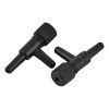 Unique Bargains Aquarium Plastic 2 Way Design Air Line Tubing Flow Control Valve 10 Pcs - 2 of 3