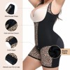 Voxshe Women's Shapewear Bodysuit Leopard Printed Body Shaper Extra Frim Compression Garment - 4 of 4