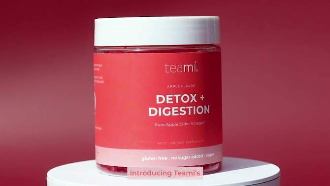 Teami Detox &#38; Digestion Vegan Vitamin Gummies - 60ct, 2 of 10, play video