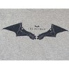 Batman Movie Logo Men's Athletic Heather Long Sleeve Tee - 2 of 2