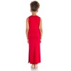 24seven Comfort Apparel Girls Side Slit Maxi Dress - 3 of 4