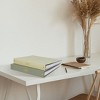Aesthetic 3 Ring Binder Set of 2 - 1 Inch, Fits Letter Size - Beige-Green with Pockets - For School, Office, Work - Office Products - 4 of 4