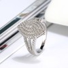 Engagement Statement Ring for Women Marquise Shape Pave Cz Sterling Silver Ginger Lyne Collection - 4 of 4