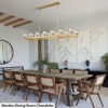 CityFurn 14-Light 72'' W Modern Kitchen Island Rectangle Chandelier - 2 of 4