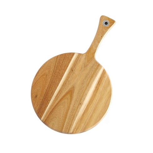 Lakeside Round Cutting Board, Round Cheese Board With Handle