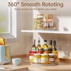 LunaLulinlk Rotating Lazy Susan Turntable Organizer for Kitchen Cabinets Spices Storage, 3 Pack, 11.4in + 9in+ 9in - 2 of 4