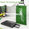 Sandinrayli Dog Grass Pad With Tray, 25" x 20" Potty for Puppy Training, Reusable Artificial Pee Pad, Green - 4 of 4