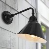 9.63" 1-Light Croydon Farmhouse Industrial LED Gooseneck Arm Outdoor Sconce - JONATHAN Y - 4 of 4