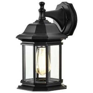 Nuvo Lighting Hopkins 1 - Light Lantern in  Matte Black - 1 of 4