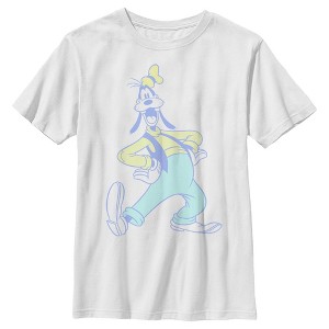 Boy's Disney Distressed Goofy T-Shirt - 1 of 4