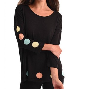 Women's Polkadot Scoop Top - ANGEL - 1 of 2