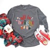 Simply Sage Market Women's All Is Bright Christmas Lights Long Sleeve Garment Dyed Tee - 3 of 4