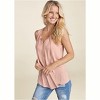 VENUS Womens Tie Detail Casual Top - 2 of 4