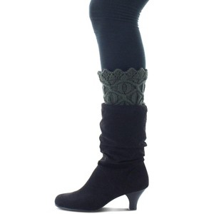 Memoi Beholder Eye Knit Boot Toppers Cypress One Size - 1 of 1