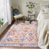 Washable Rug Boho Distressed Rug Stain Resistant Moroccan Accent Carpet - 3 of 4