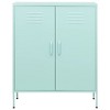 VidaXL Storage Cabinet Mint 31.5"x13.8"x40" Steel - 3 of 4