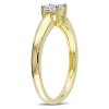 Everly Jewelry – 10K Yellow Gold 1/3 TGW Princess Diamond Solitaire Ring - 4 of 4