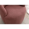 CAVINAS Teddy Fabric Arm Chair with Wood Frame,Plush Cushion,Accent Chair for Living Room,Bedroom - 4 of 4