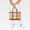 Caning Natural Tote Handbag - Universal Thread™ - 2 of 4