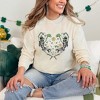 Simply Sage Market Women's Skeleton St. Patrick's Heart Long Sleeve Garment Dyed Tee - 2 of 4