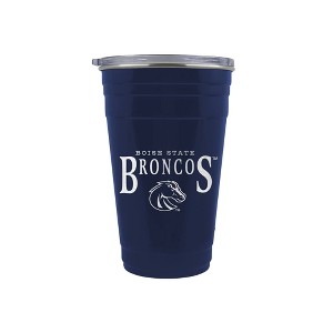 NCAA Boise State Broncos Tailgater Tumbler - 22oz: Stainless Steel, Acrylic Lid - 1 of 2