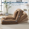 Acekool Chenille 5-Position Adjustable Foldable Sofa Dog Bed with Fluffy Pillows, Oversized Lounger for People and Pets - 4 of 4