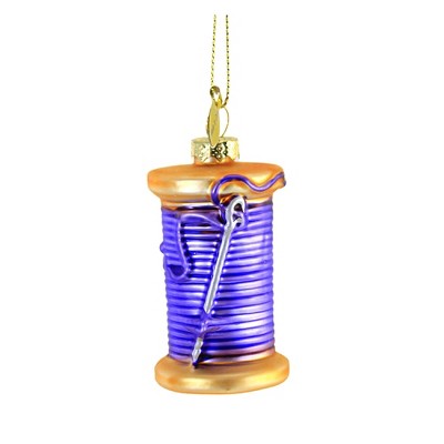Cody Foster 2.75 In Spool Of Thread Ornament Christmas Sewing Needle Tree Ornaments