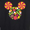 Women's - Disney - Mickey Treat Lightweight French Terry Wide Neck Long Sleeve Shirt - 2 of 4
