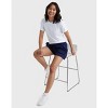 Hanes Originals Women's Cotton Jersey Shorts, 2.5" - 4 of 4