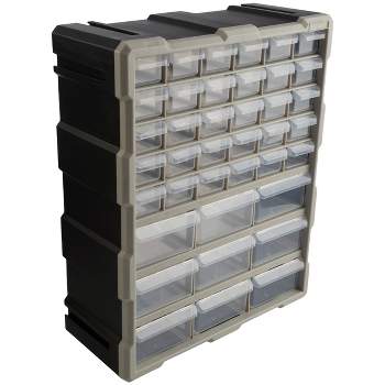 Fleming Supply Plastic/Metal Storage Module 15 Bin Storage Rack